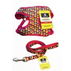 Top Paw Comfort Dog Harness & Leash Groovy Dot XS